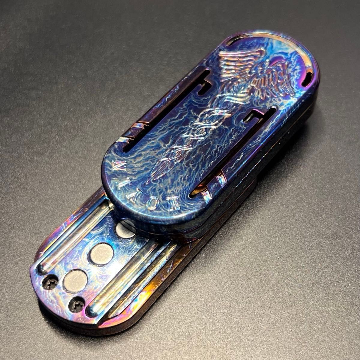 正規品」ZD Scepter 音叉 EDC フィジェットトイ チタン製 スライダー