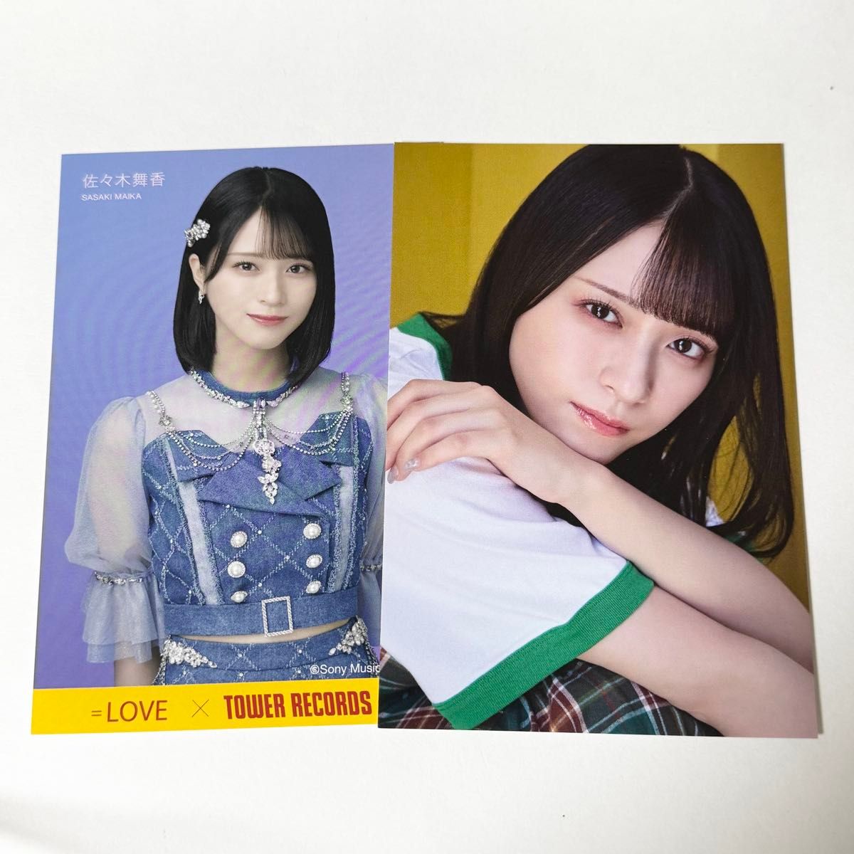 イコラブ ＝LOVE 佐々木舞香 ポストカード 2枚セット bubka be selfish