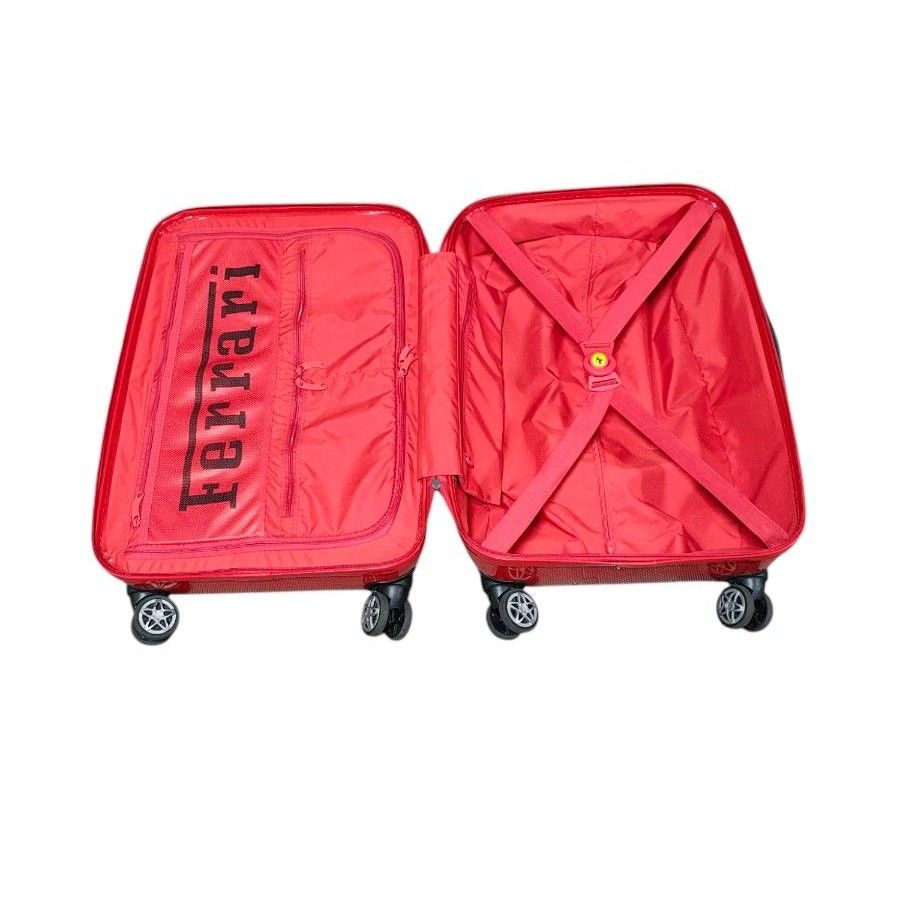 希少 Ferrari フェラーリ 4輪キャリーケース スーツケース レッド TSA