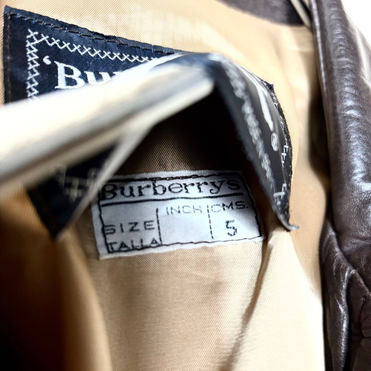 超希少】BURBERRY バーバリー レザー ボンバージャケット ヴィンテージ