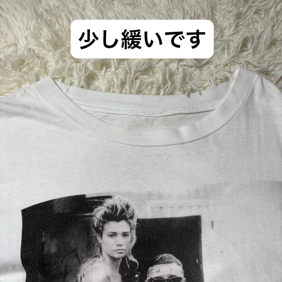 80s シングルステッチ フォトTシャツ ドメブラ 系 ヴィンテージ XL