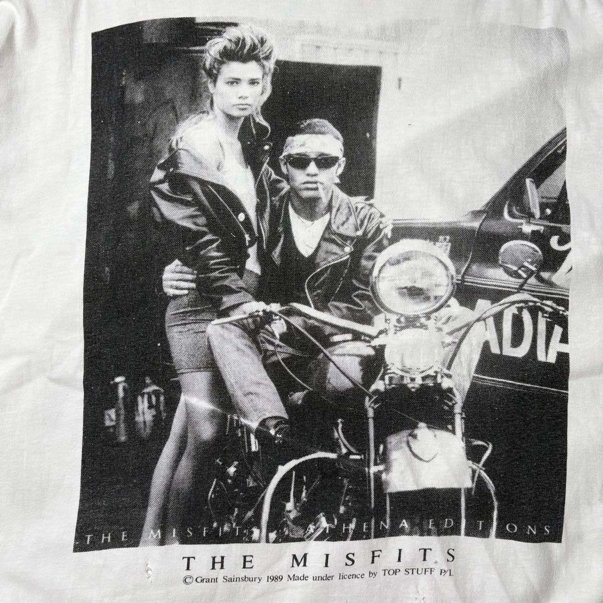 80s シングルステッチ フォトTシャツ ドメブラ 系 ヴィンテージ XL