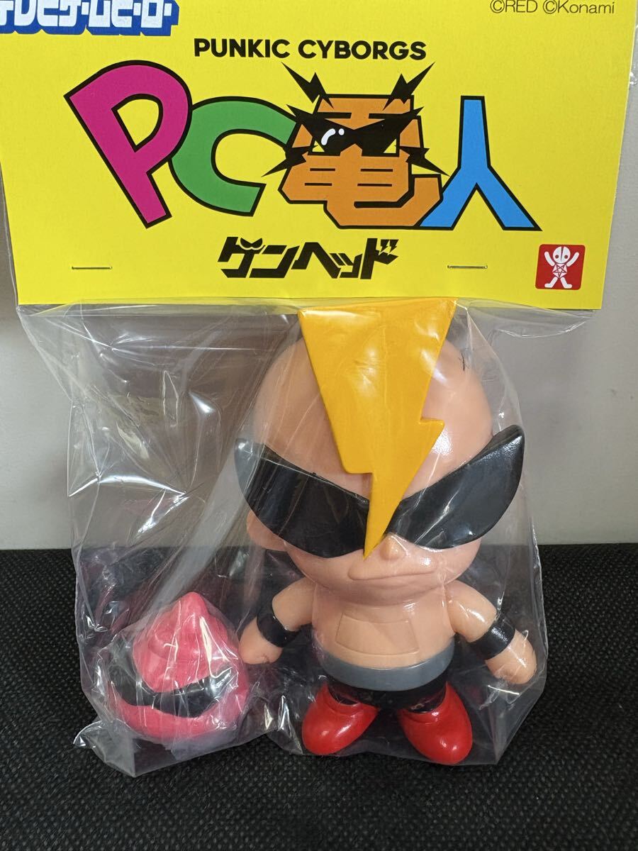 UNCUT PC電人 ゲンヘッド WF2025夏 ソフビ 初版 1期 PC原人 UNCUT PC電