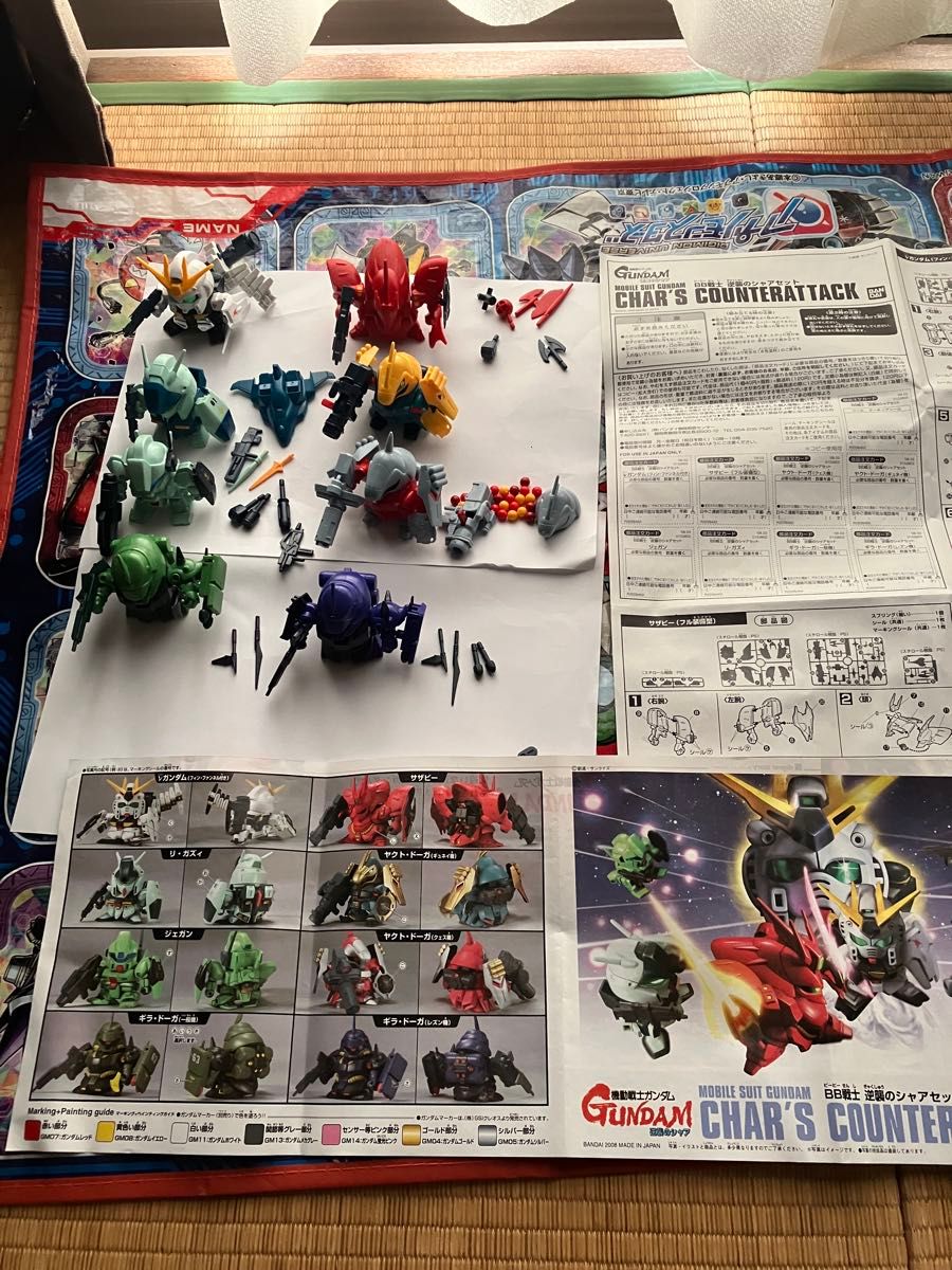 bb戦士 逆襲のシャアセット バンダイ ガンプラ 組済 当時物｜Yahoo