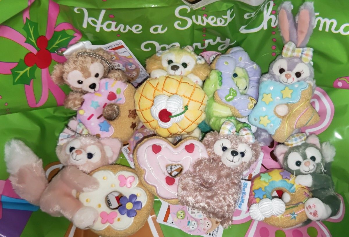Disney 【7体セット】ぬいぐるみバッジ フィルドウィズジョイ 新品タグ