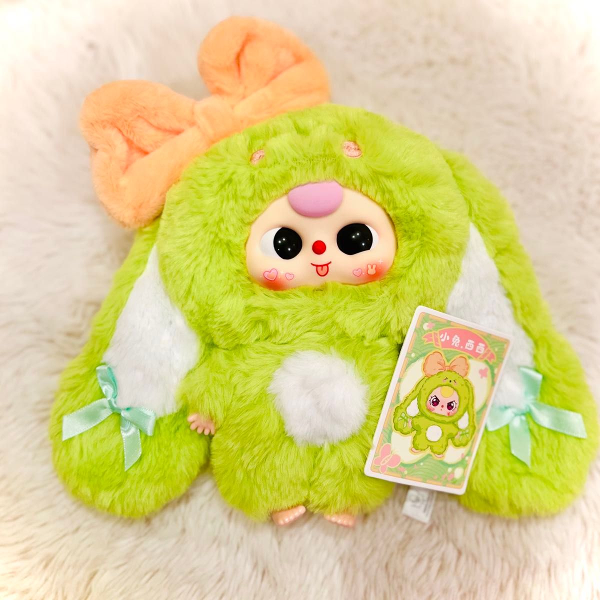 最終赤字SALEお値下げ babythree ぬいぐるみ シク オイル目 rabbit