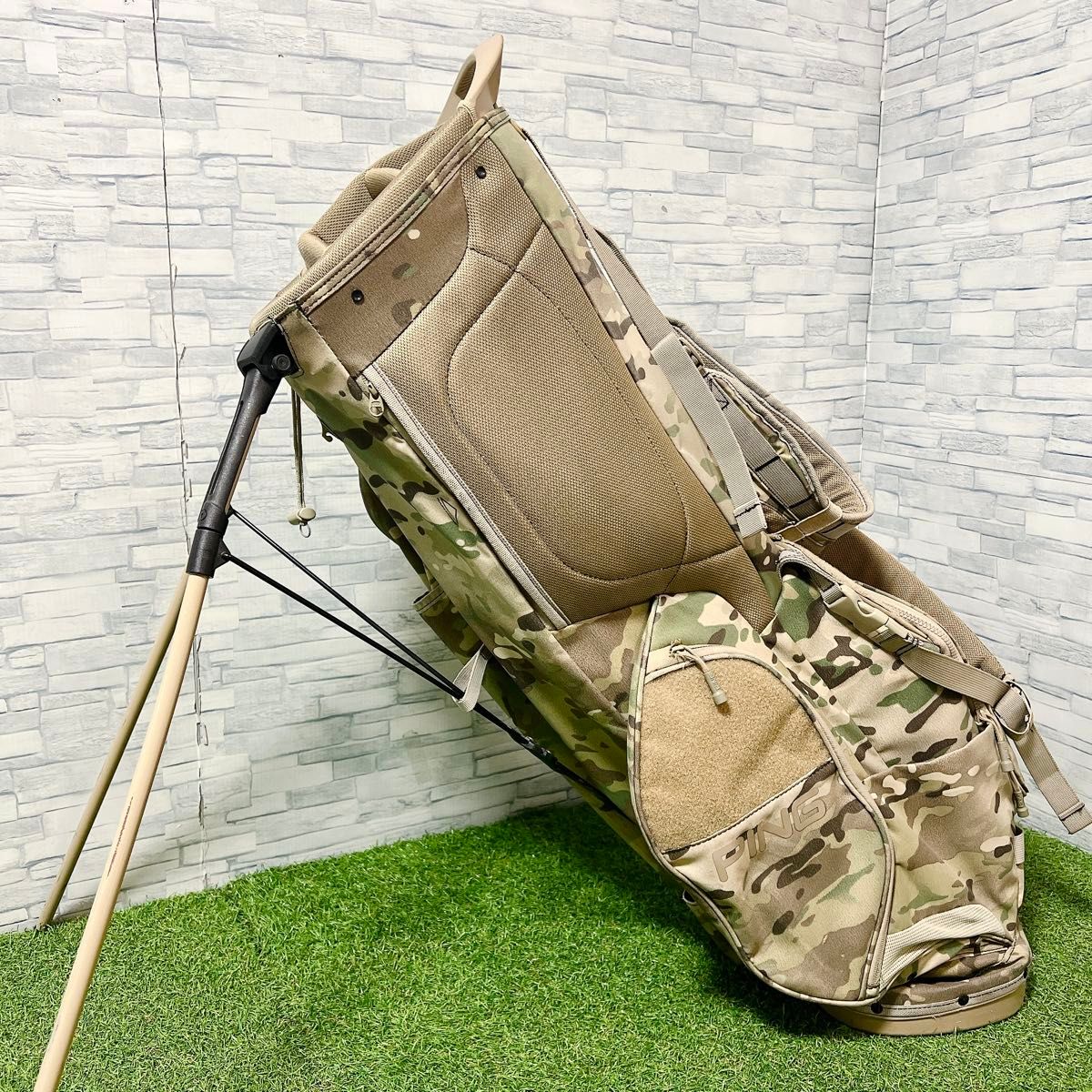 PING ピン HOOFER Multicam スタンド式 キャディバッグ 迷彩柄