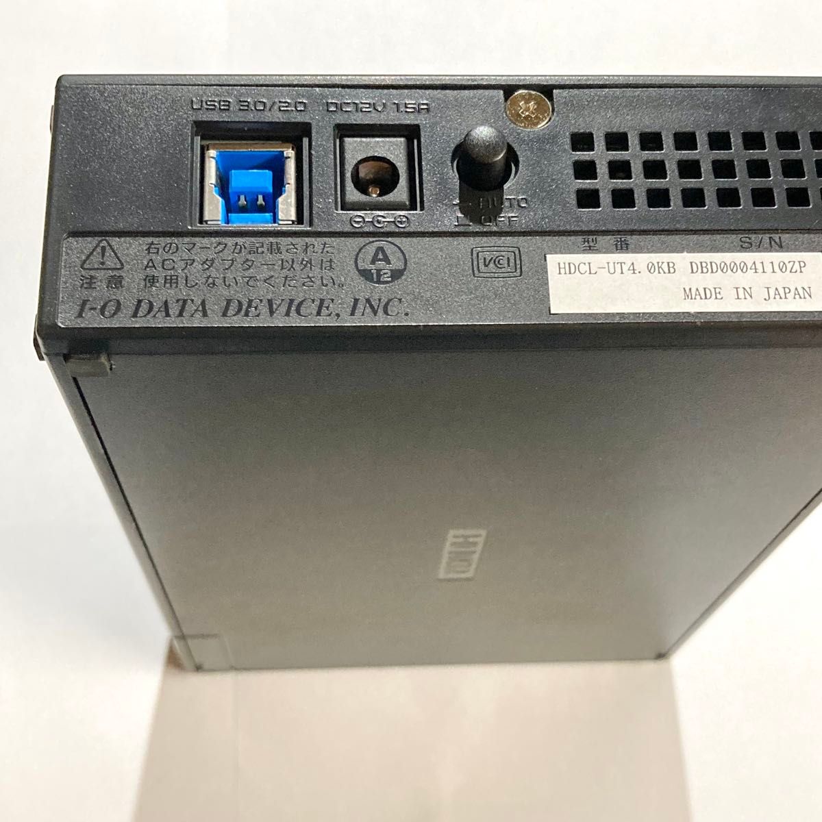 4TB I-O DATA HDCL-UT4 0KB 外付けHDD 外付けハードディスク USB3 0
