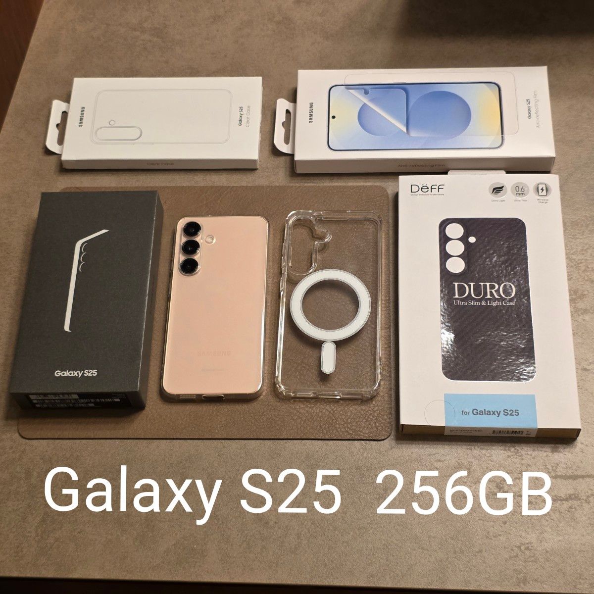 Galaxy S25 ピンクゴールド 256GB samsung com限定カラー ケース等多数