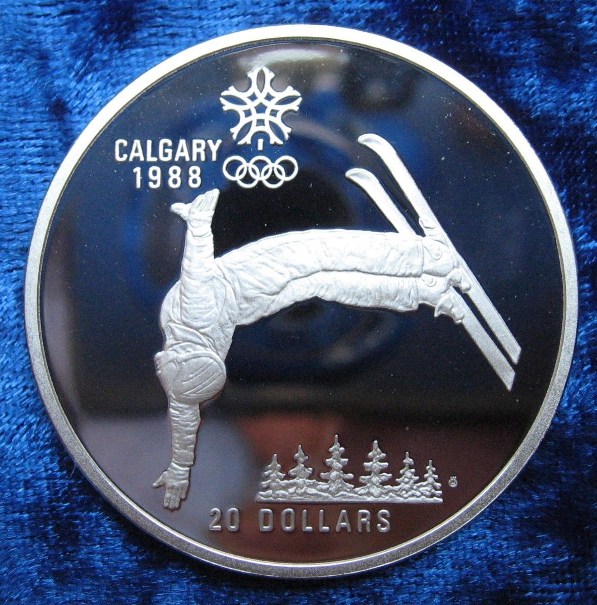 カナダ 1988年 20ドル銀貨 カルガリーオリンピック記念｜Yahoo!フリマ