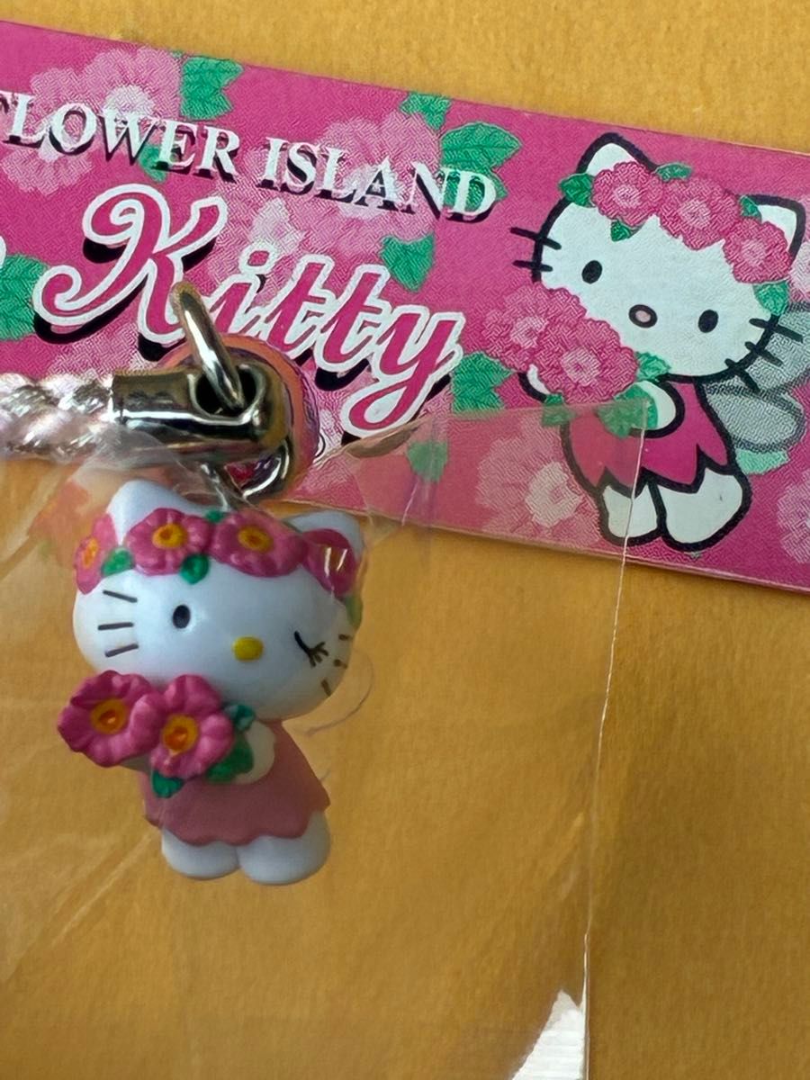 レア 未使用品 北海道限定 フラワーアイランド ストラップ 根付け ご