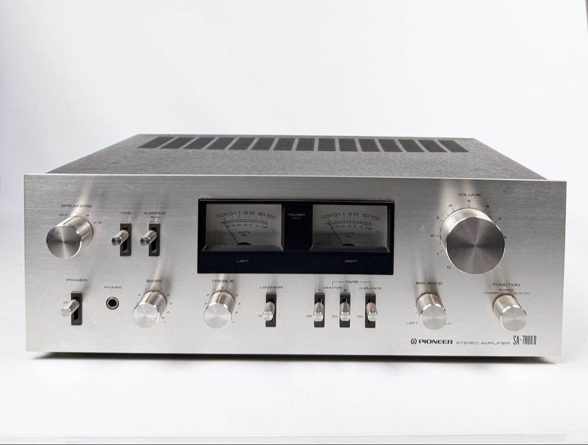 Pioneer SA-7800II プリメインアンプ レトロ 音響 ジャンク N8141863