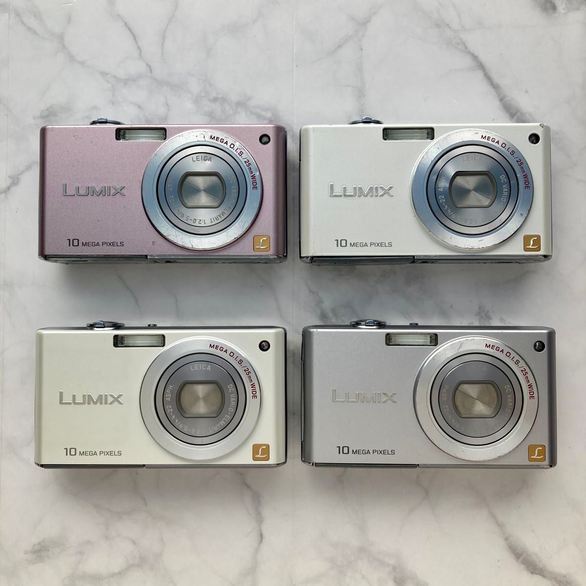 ジャンク品 Panasonic LUMIX DMC-FX37 ピンク/ホワイト/シルバー 平成