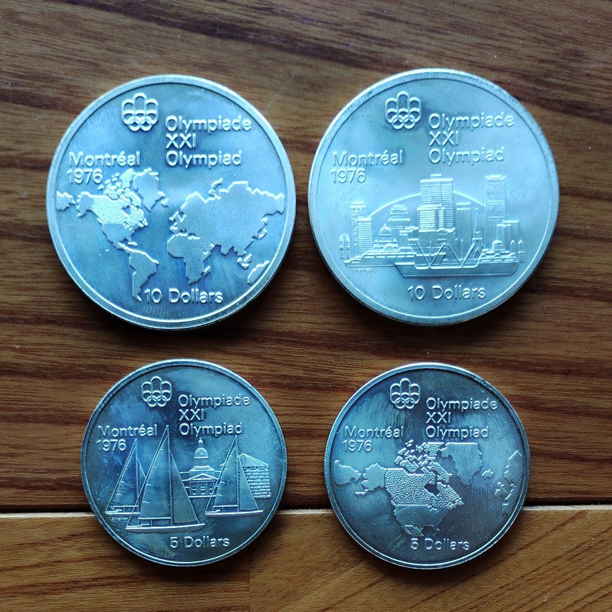 モントリオールオリンピック 記念銀貨4枚セット 貨幣 銀製｜Yahoo