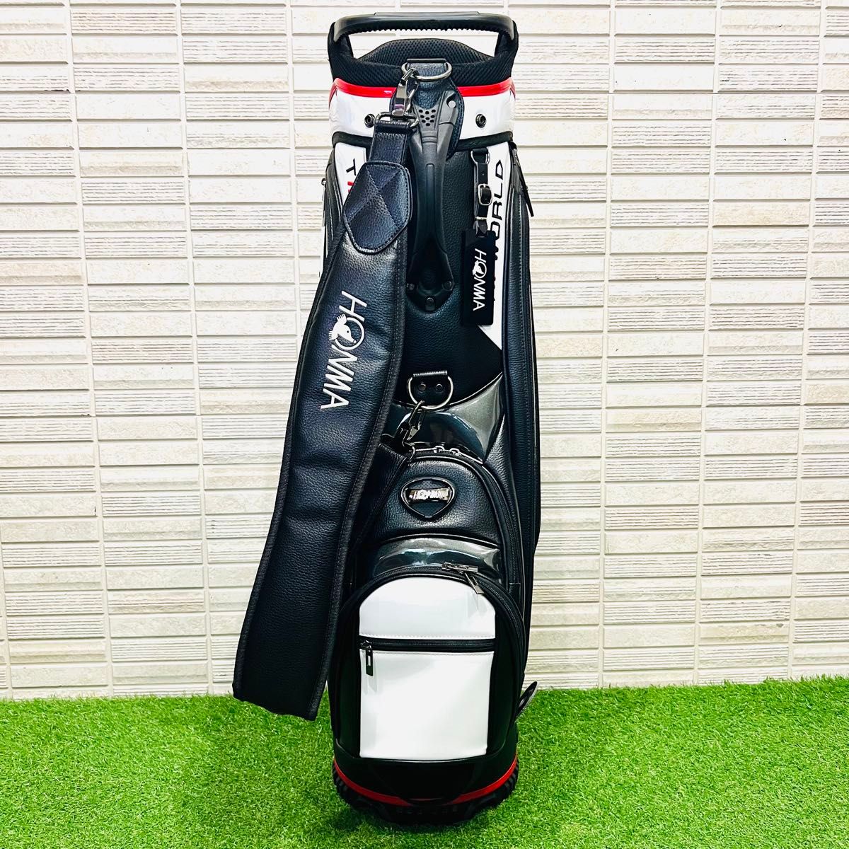 美品 HONMA ホンマ キャディバッグ ゴルフバッグ ツアーワールド XP-1