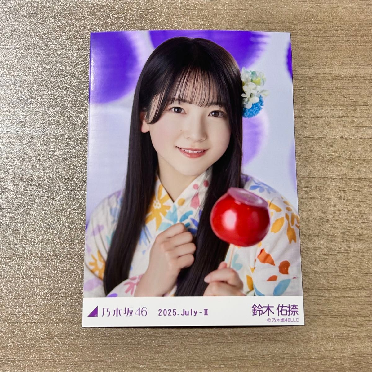 乃木坂46 真夏の全国ツアー2025 浴衣 生写真 6期生 鈴木佑捺 ヨリ レア