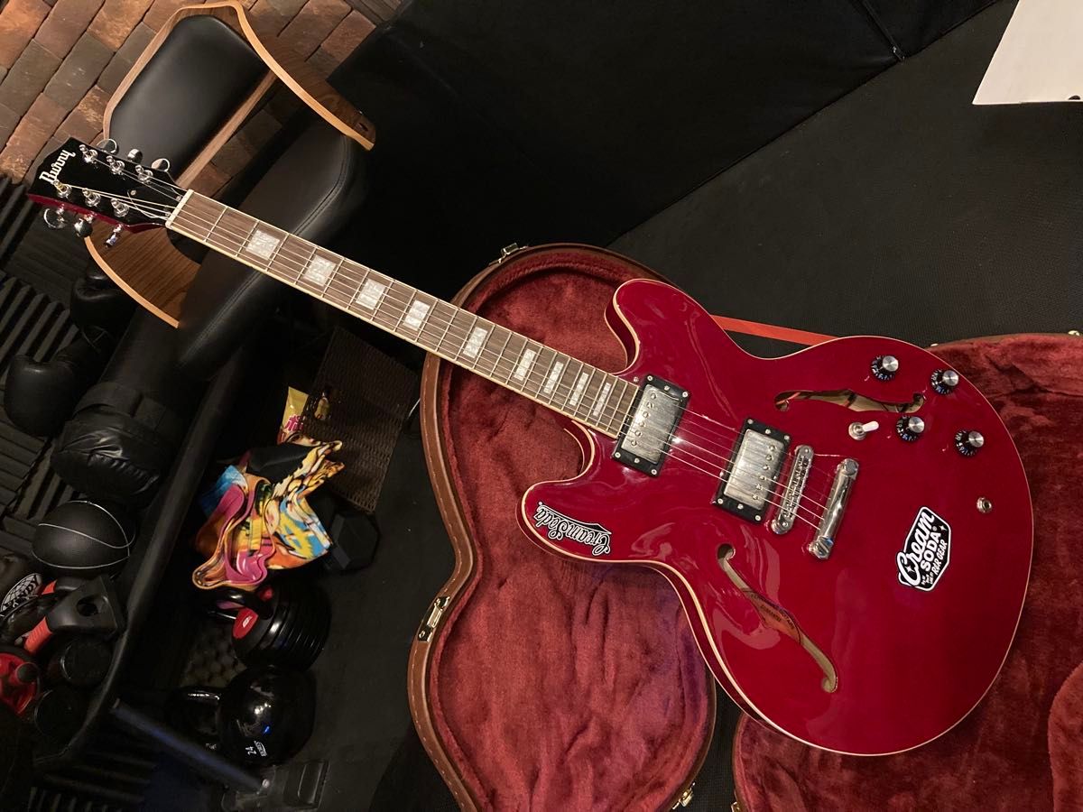 最終値下 FERNANDES BURNY SRSA-65 島村楽器特注モデル ES335 セミアコ
