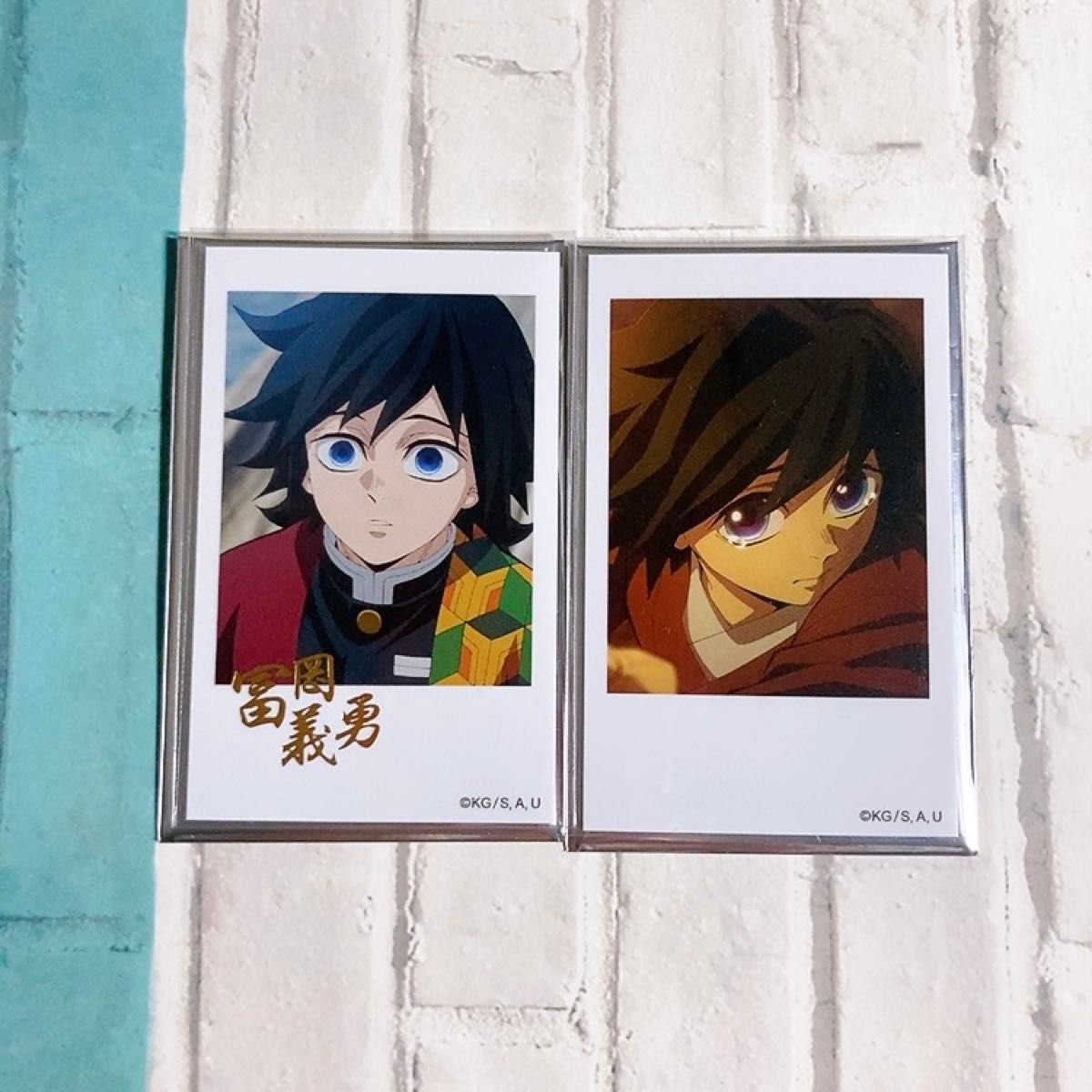冨岡義勇 ランダムチェキ風ブロマイド 2枚セット ufotable 鬼滅の刃 柱