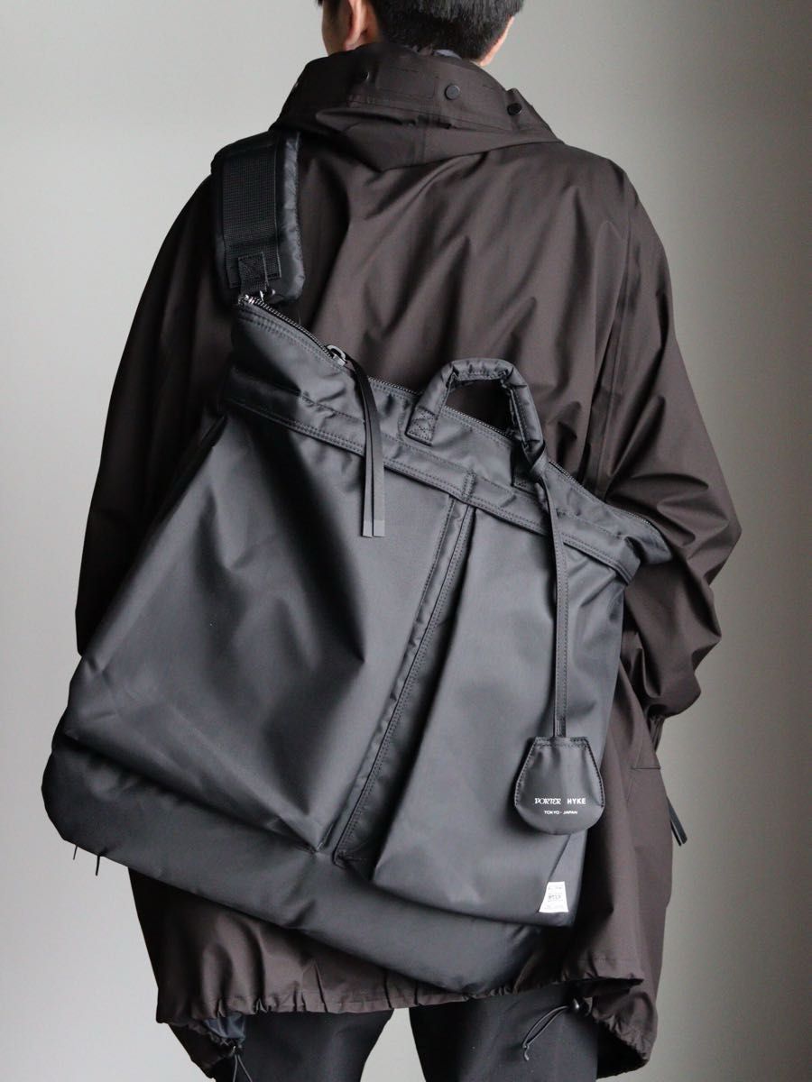 HYKE×PORTER HELMET BAG (LARGE) ヘルメットバッグ ブラック 2022年