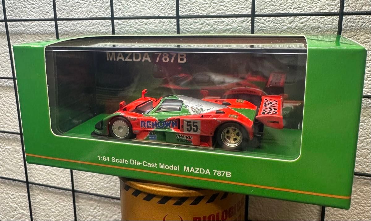 京商 1/64 MAZDA 787B 1991年ル・マン ウェザリング仕様 アフター