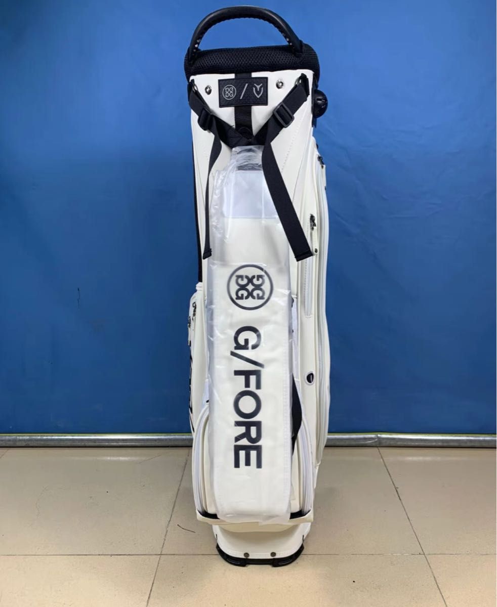 G/FORE ジーフォアスタンド型 キャディバッグ ホワイト ゴルフバッグ