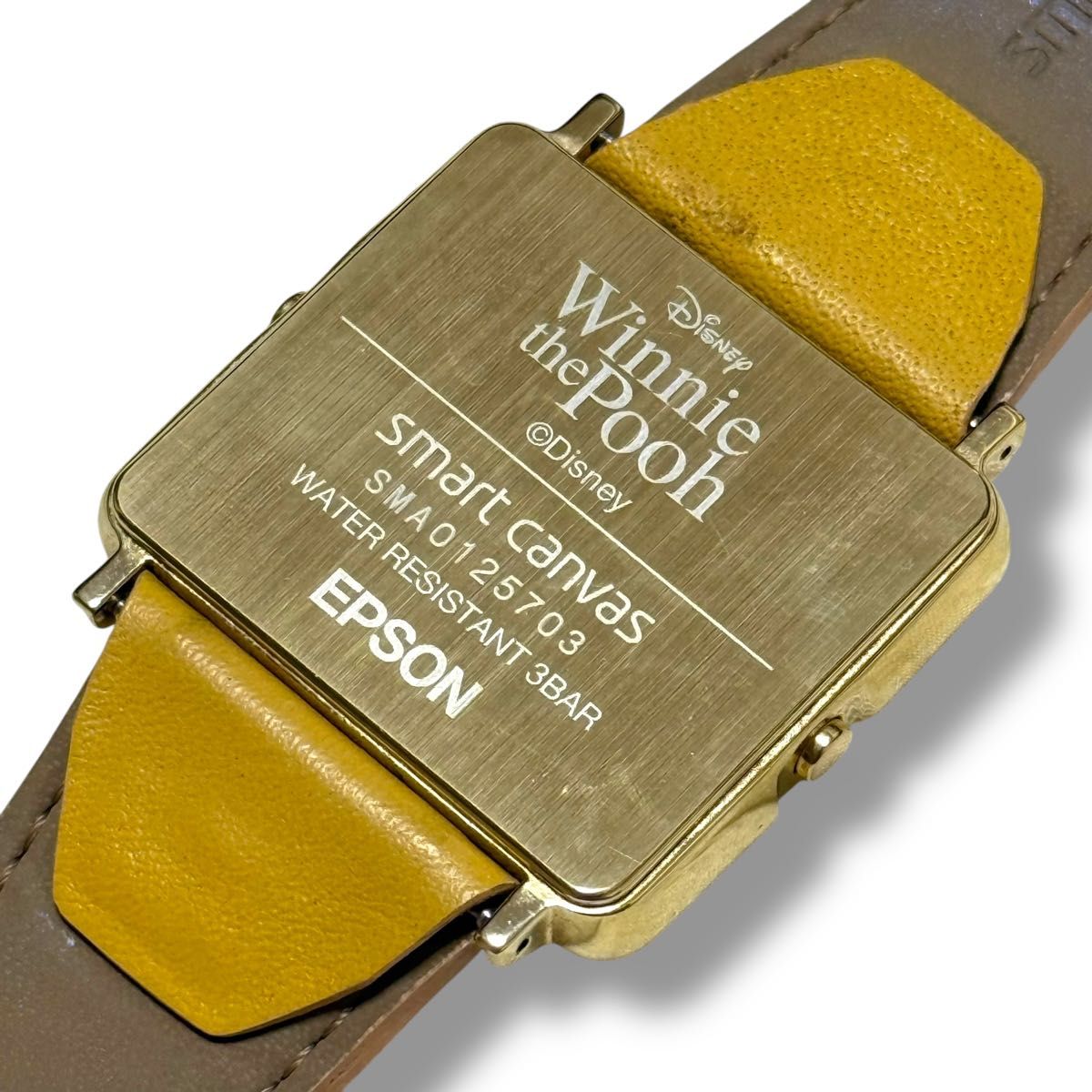 Epson Smart Canvas Watch Winnie the Pooh ディズニー プーさん腕時計