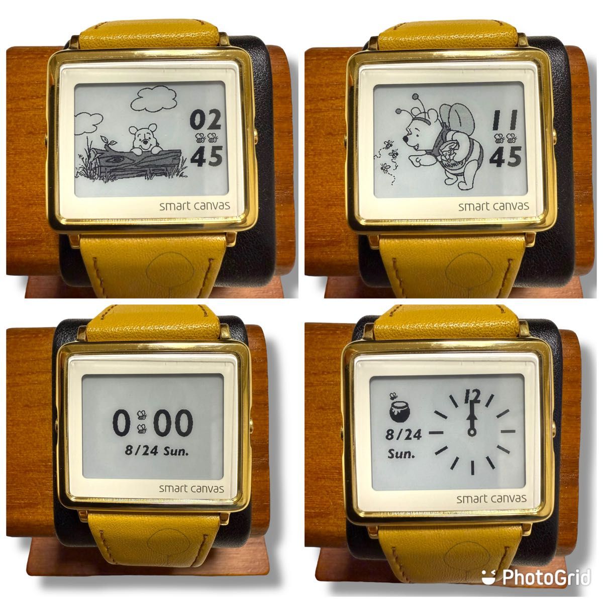 Epson Smart Canvas Watch Winnie the Pooh ディズニー プーさん腕時計