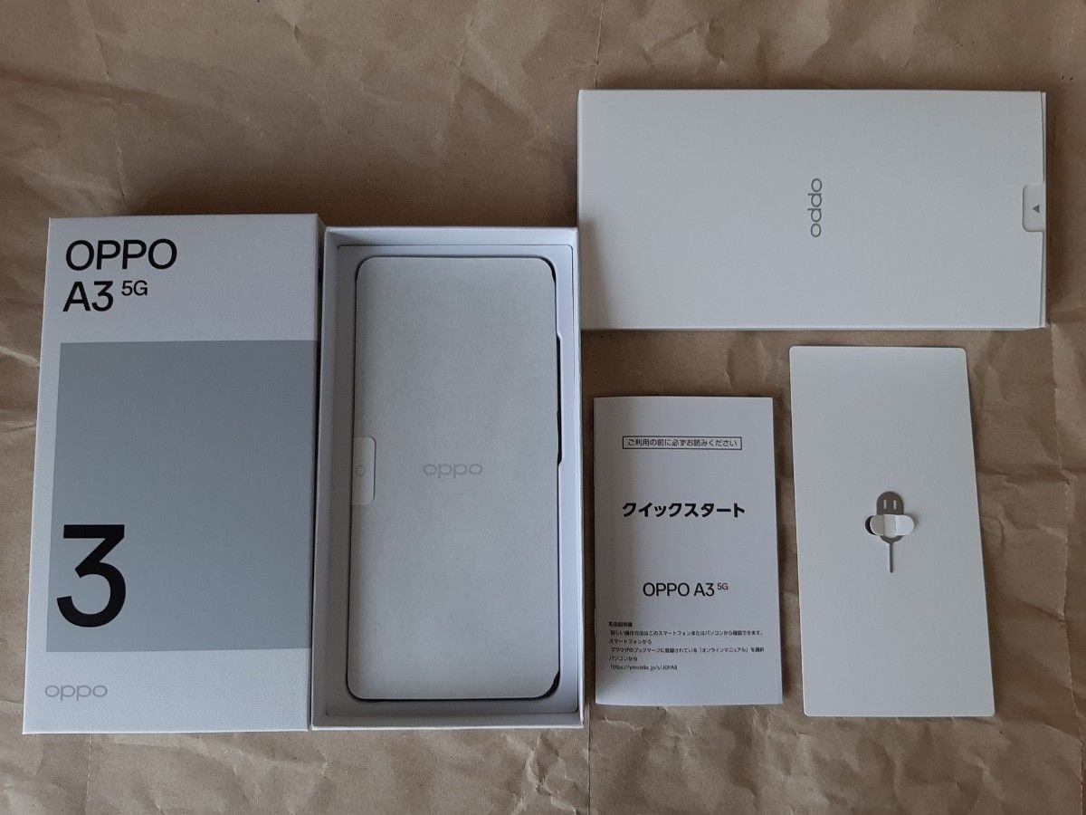 新品同様・ケース付き】OPPO A3 5G A4020P【ブラック SIMフリー