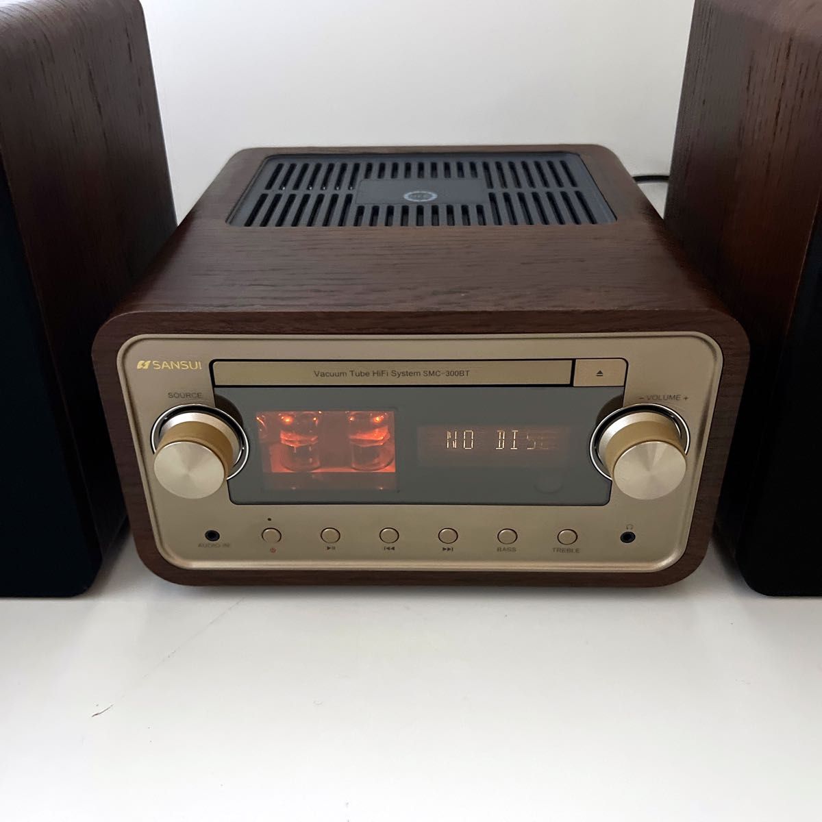 極美品】SANSUI 真空管ハイブリッドアンプ搭載ステレオ SMC-300BT