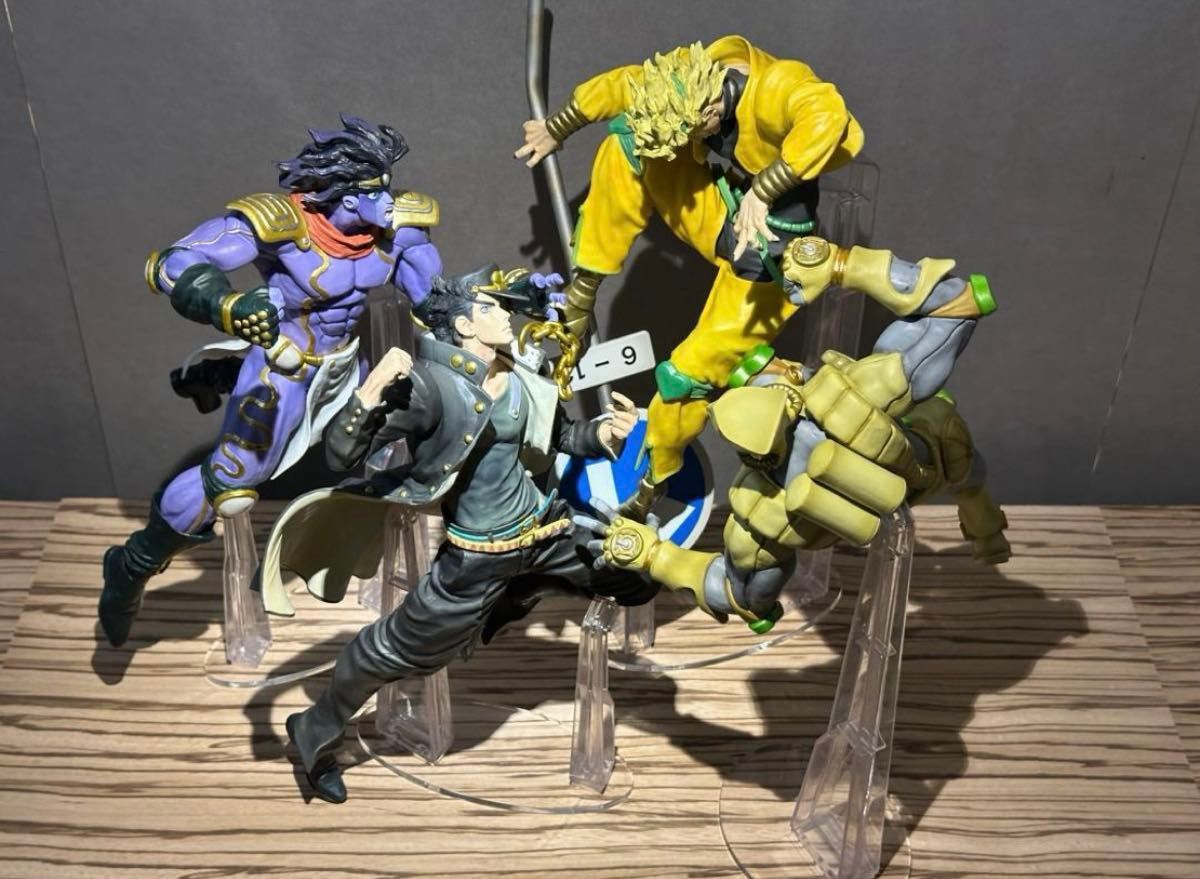 アクリル台座のみ ジョジョ 一番くじ ABCD賞 フィギュア用台座セット
