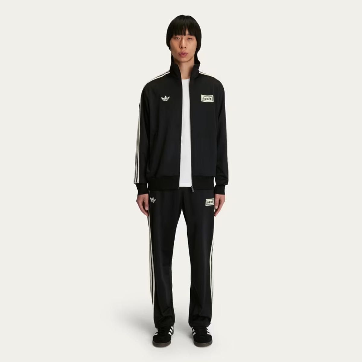 新品 L】ADIDAS OASIS ツアー ファイヤーバード トラックトップ 黒