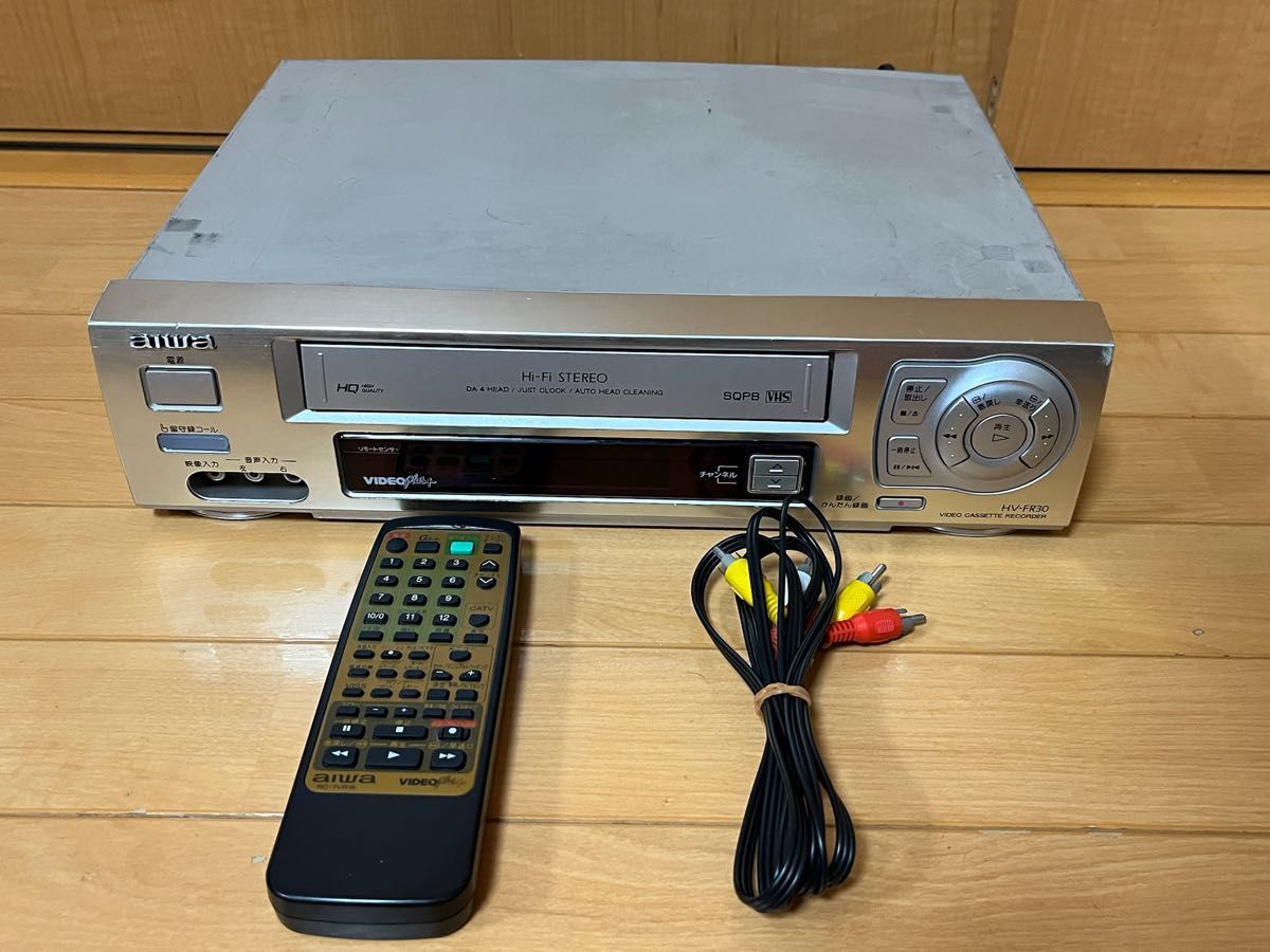 アイワ aiwa HV-FR30 VHS ビデオデッキ ビデオカセットレコーダー DVD