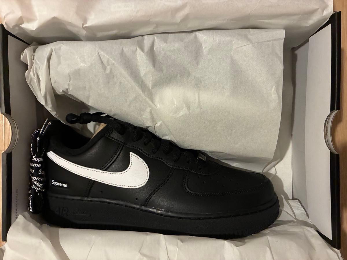 Supreme Nike Air Force 1 Low Black 27CM US9 ナイキ シュプリーム