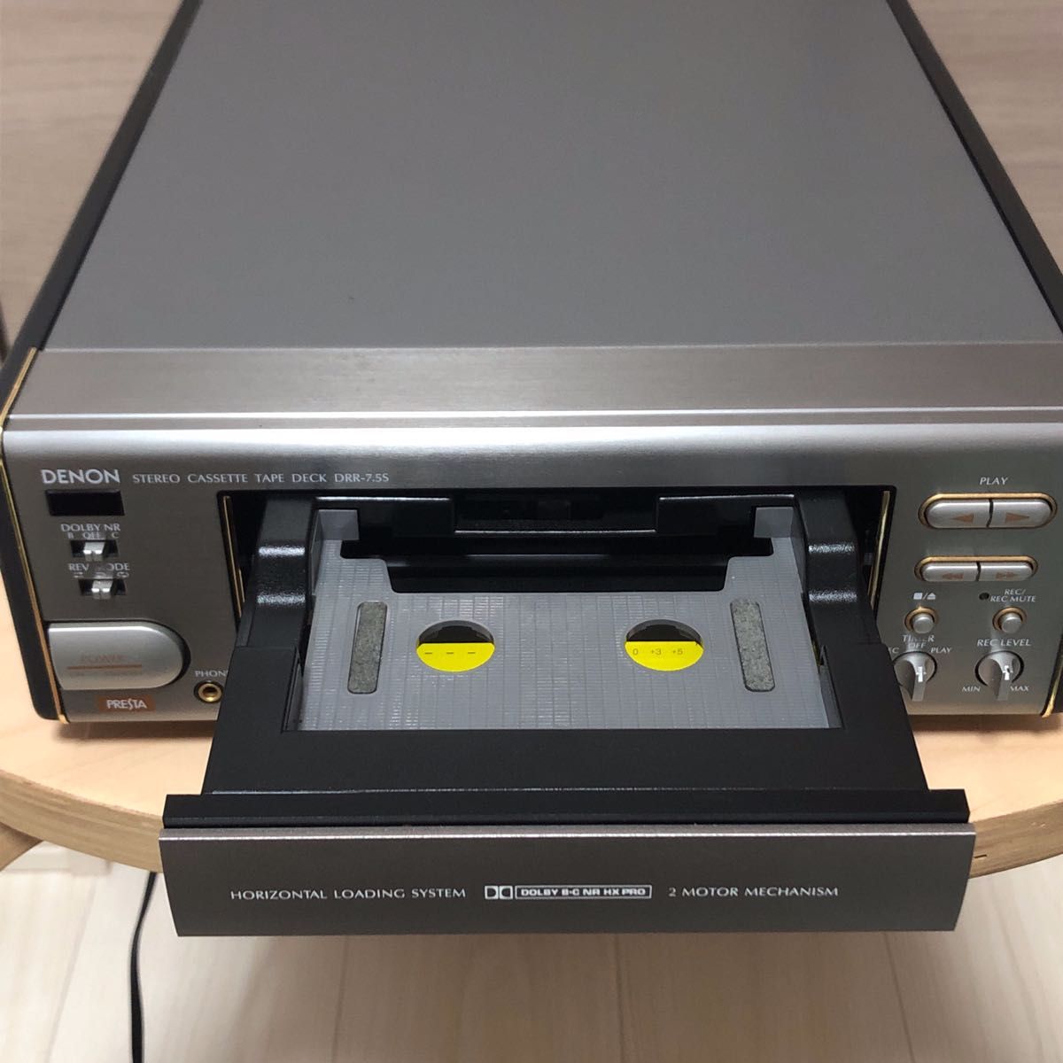 DENON DRR-7 5S STEREO CASSETTE TAPE DECK デノン 録音再生動作品