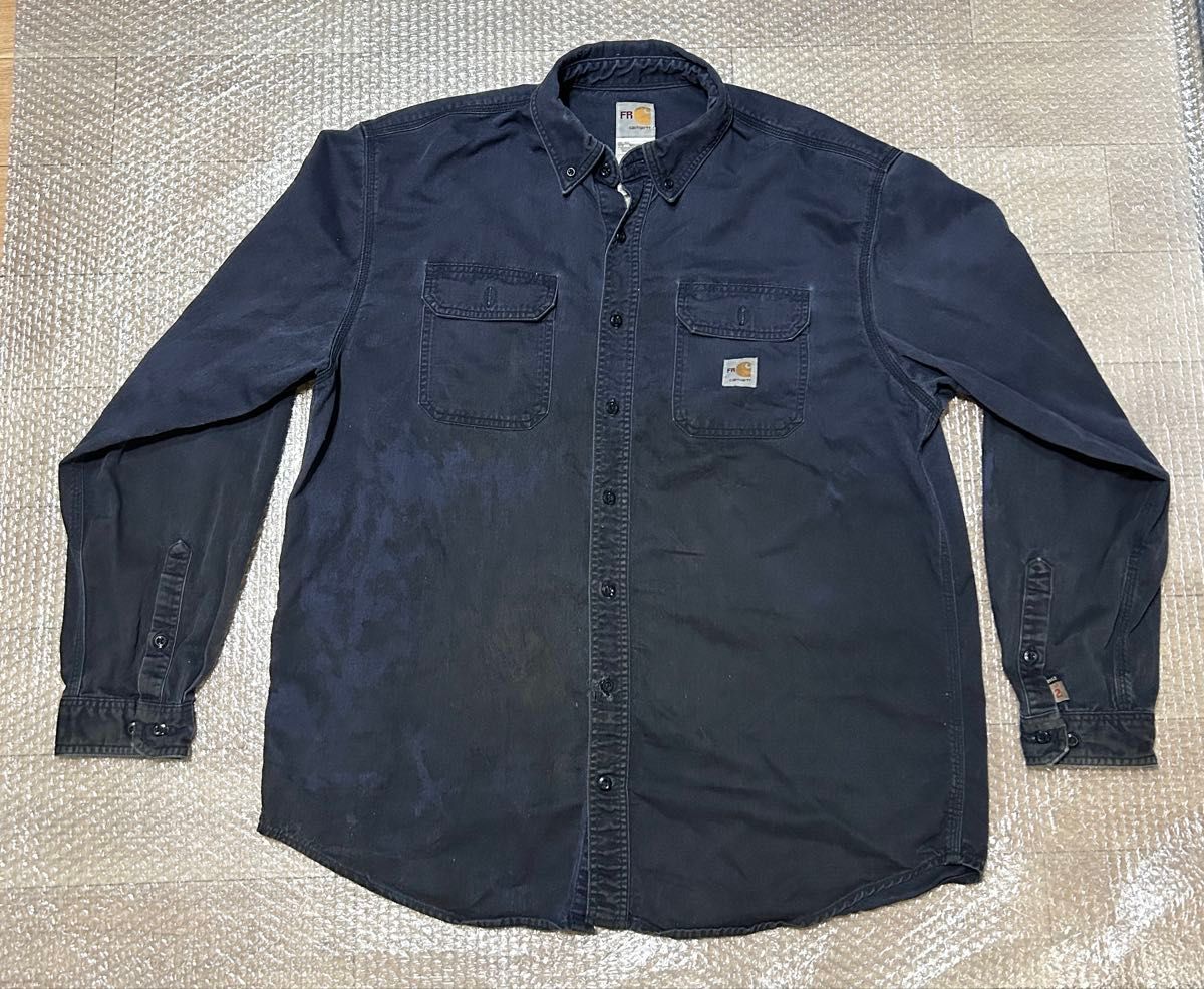 Carhartt RN 14806 ネイビー アクティブ ジャケット サイズXL 薄手