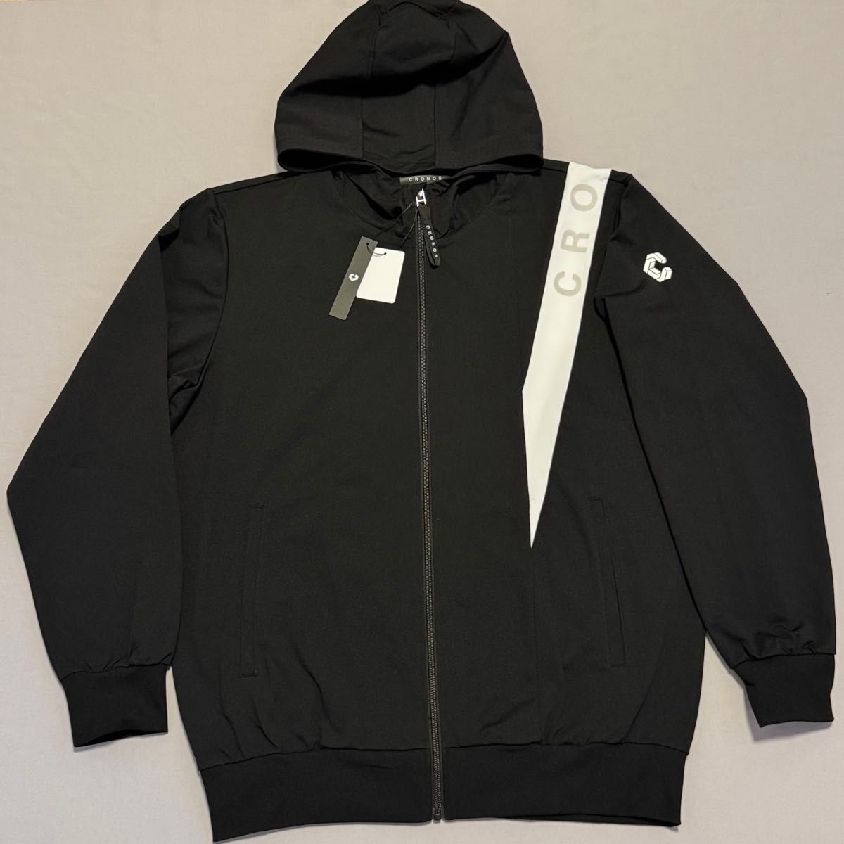 CRONOS クロノス フルジップ パーカー 黒 L 新品 クロノスパーカー