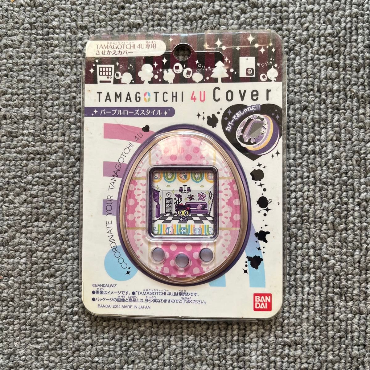 TAMAGOTCHI 4U＋ 着せ替えカバー たまごっち 4U ピンク ピンクレース