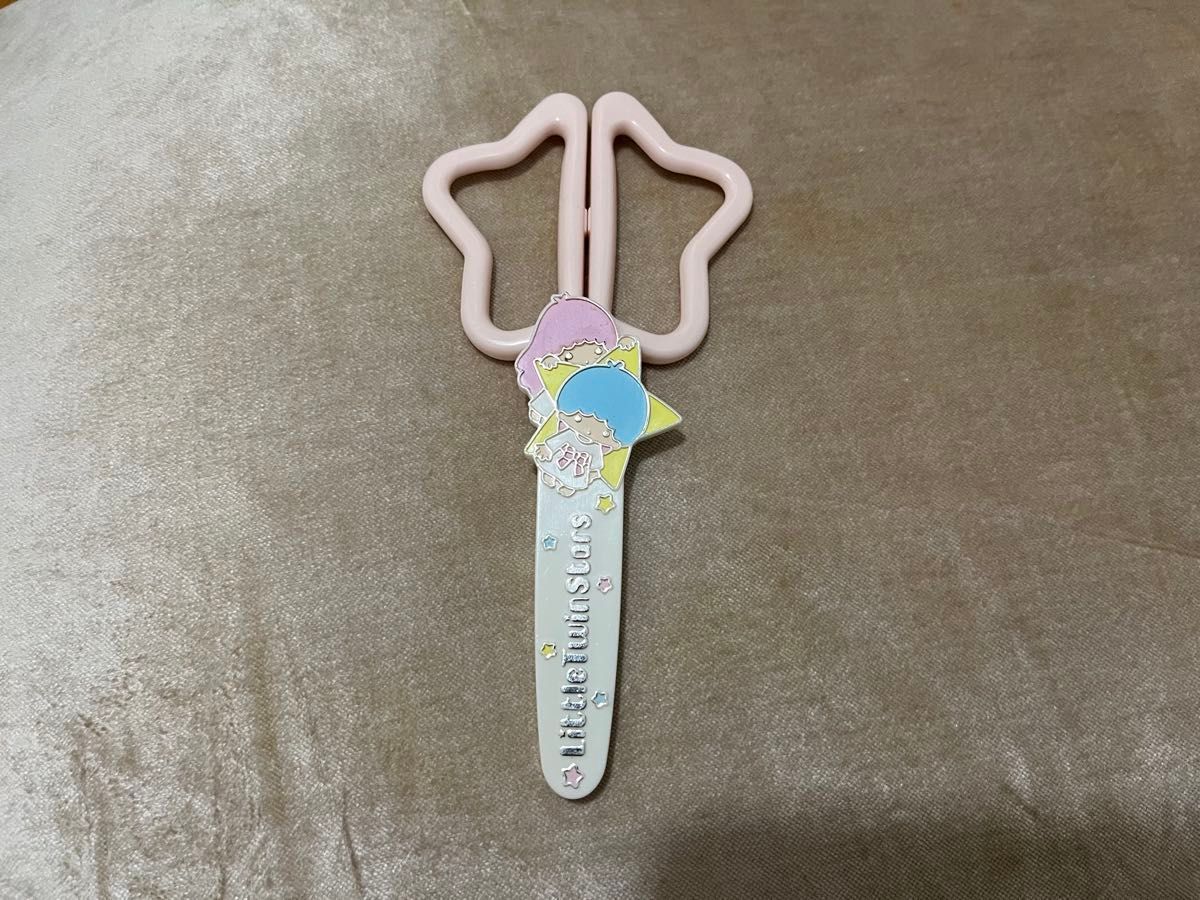 リトルツインスターズ はさみ ピンク サンリオ キキララ ハサミ 昭和
