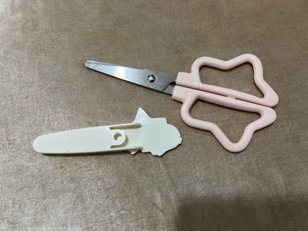 リトルツインスターズ はさみ ピンク サンリオ キキララ ハサミ 昭和