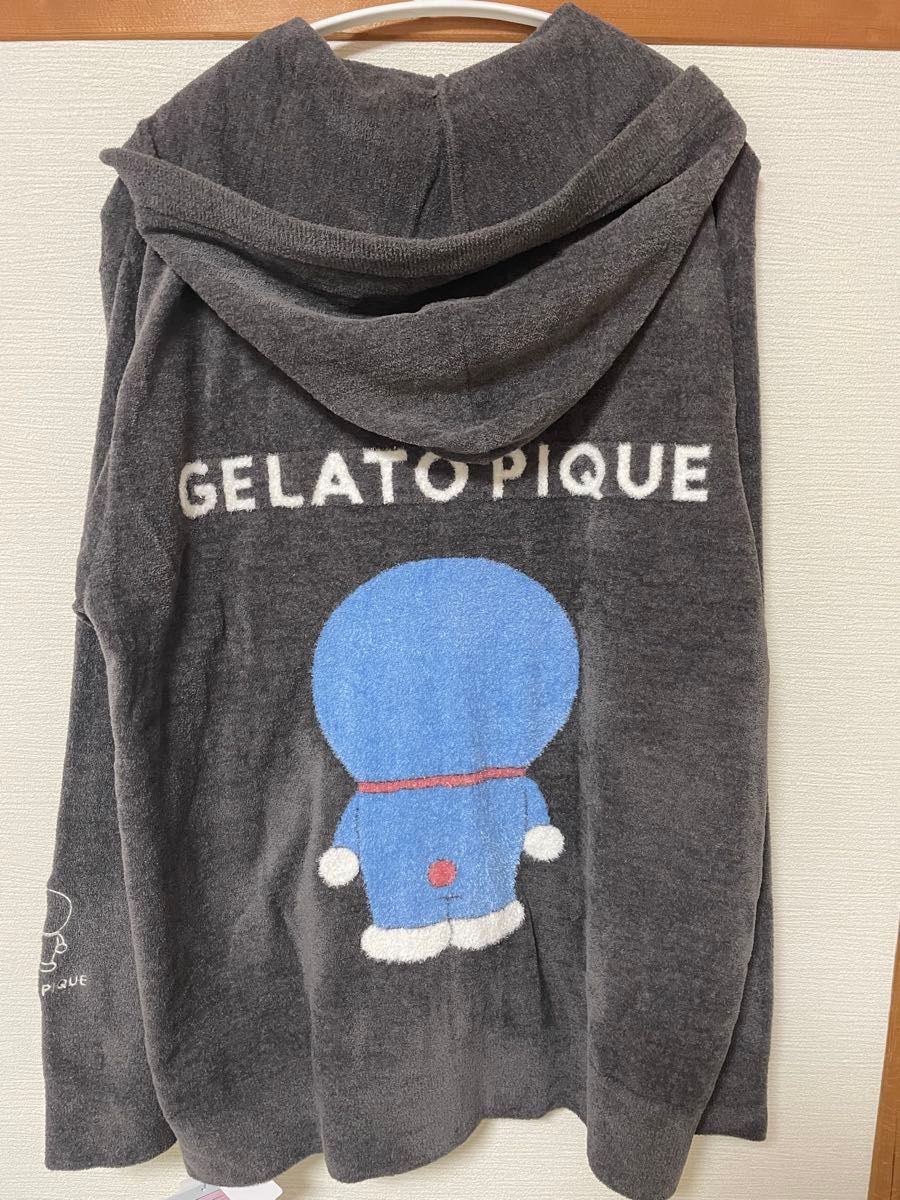 ジェラピケ × ドラえもん パーカー 新品 gelato pique ハンカチ付き