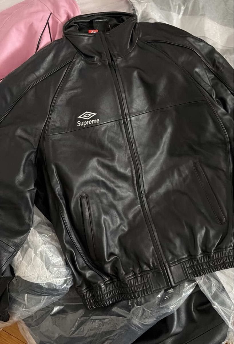 Supreme x Umbro Leather Track Jacket 