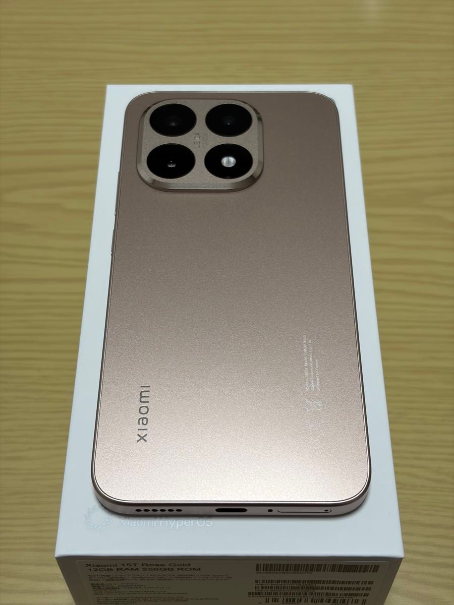 Xiaomi 15T Rose Gold 12/256gb simフリー｜Yahoo!フリマ（旧PayPay