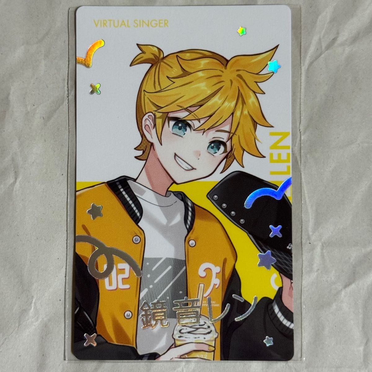 鏡音レン クリフェス プロセカ エピカ ePick card 箔押し クリエイター
