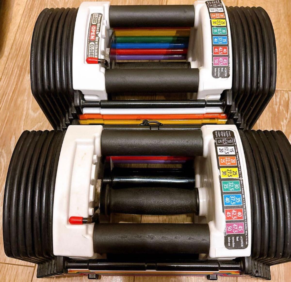 パワーブロック 50 ウレタンコート POWER BLOCK 可変式ダンベル ②