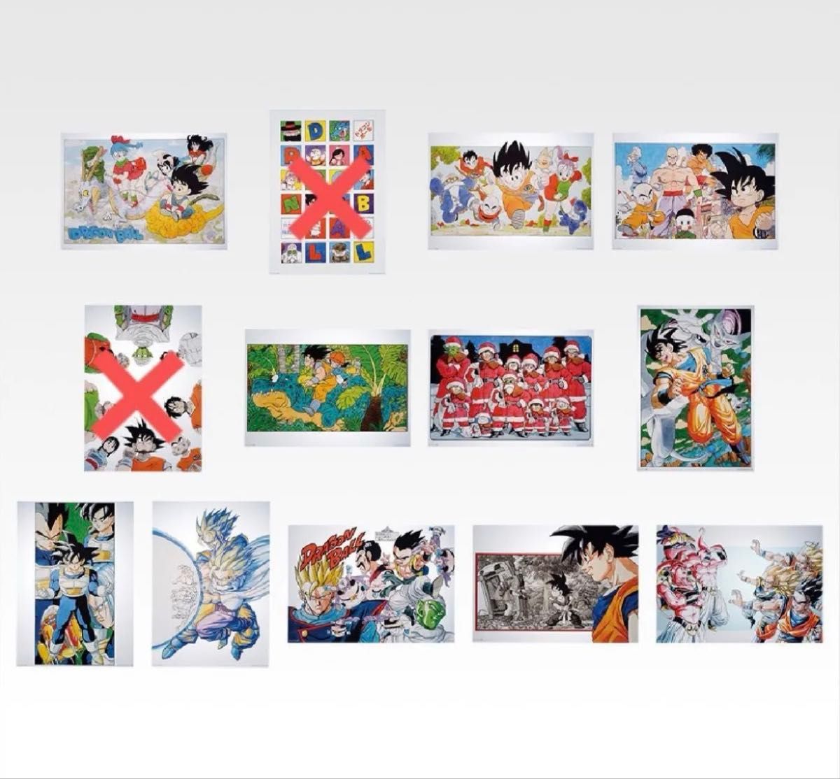 一番くじ ドラゴンボール H賞 鳥山明カラーイラストクリアポスター 11