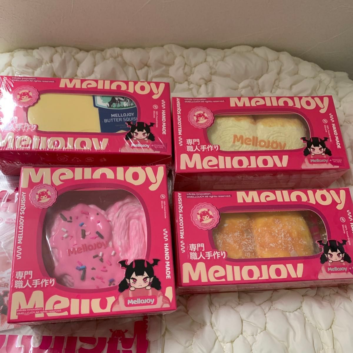 mellojoy Mellojoyスクイーズ メロジョイパンパン バター ストロベリー