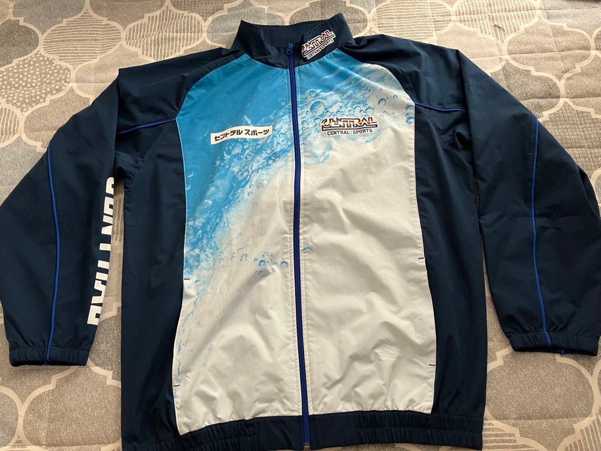 セントラルスポーツ 水泳 選手/育成 ジャージ上下セット 上Lサイズ/下M