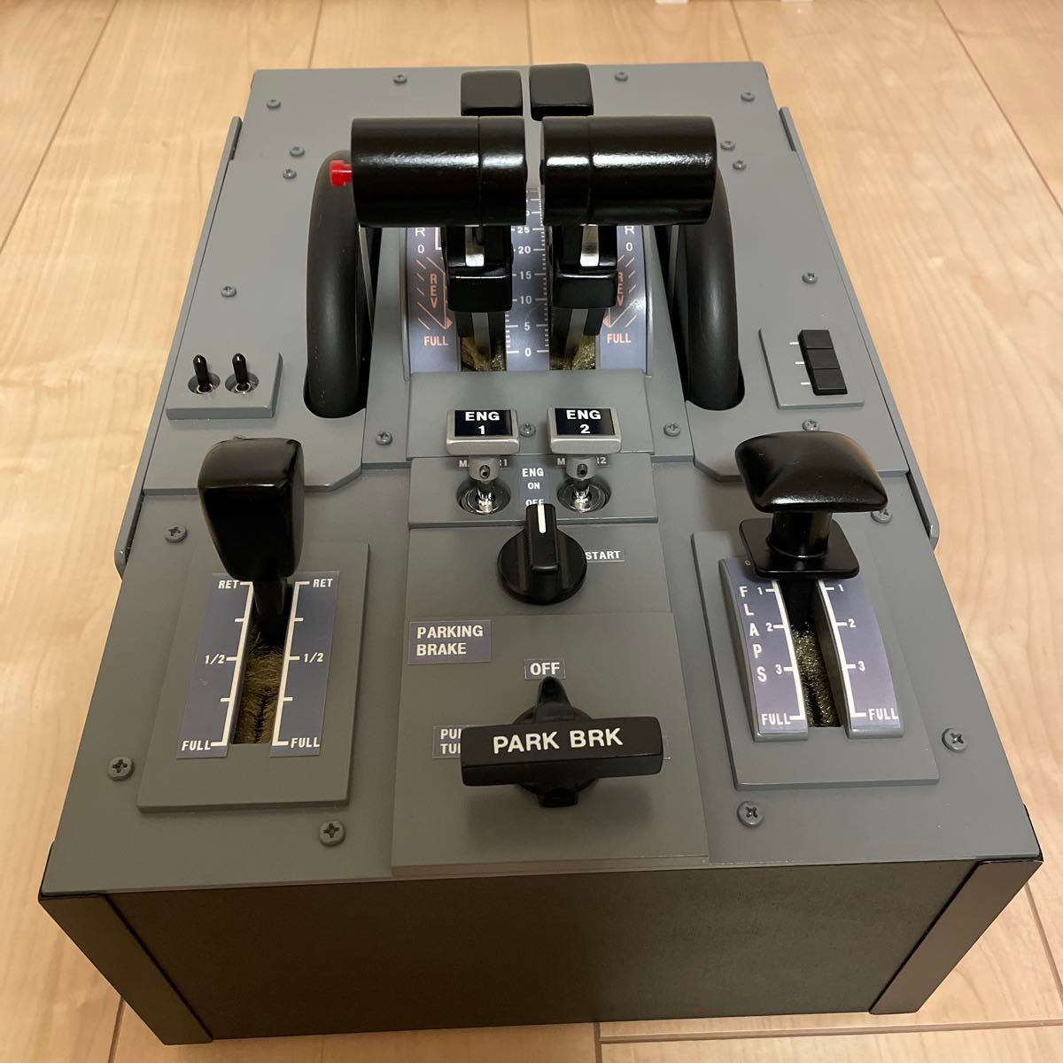 操縦桿工房製 エアバスサイドスティック&スロットルコントローラー