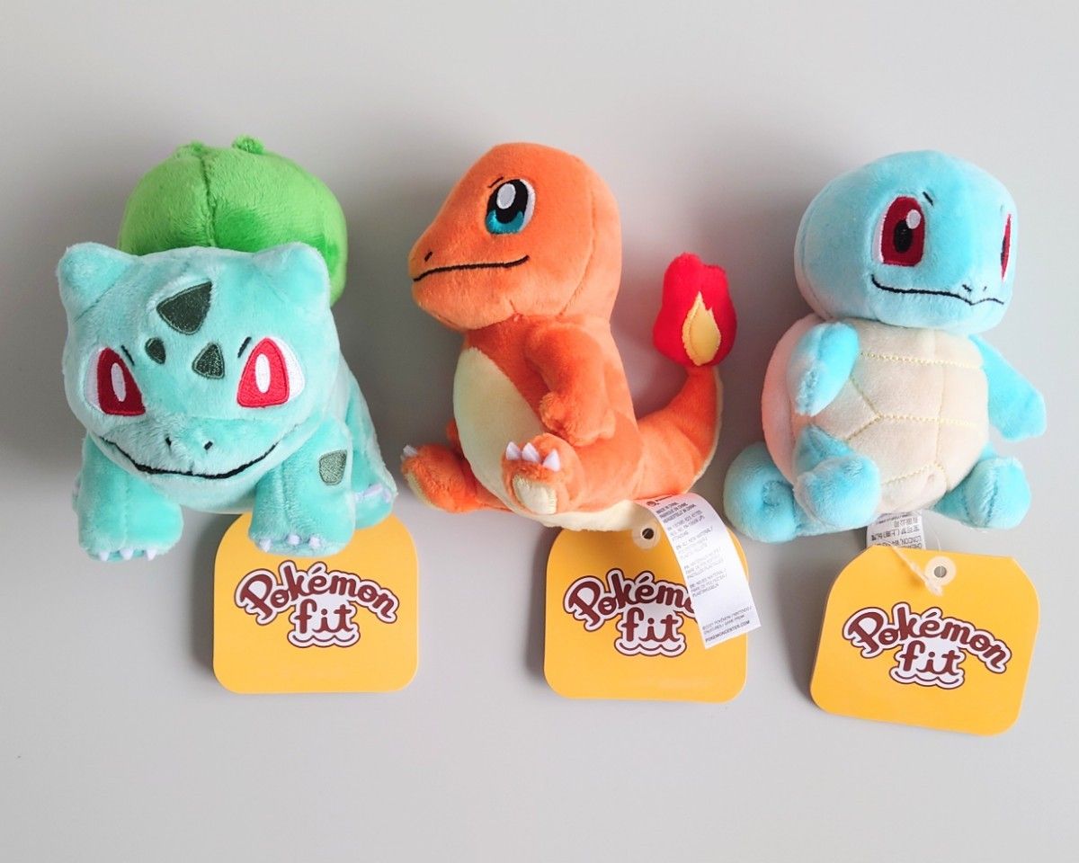 ポケモンfit 御三家 21個セット【ぬいぐるみ/フシギダネ/ヒトカゲ