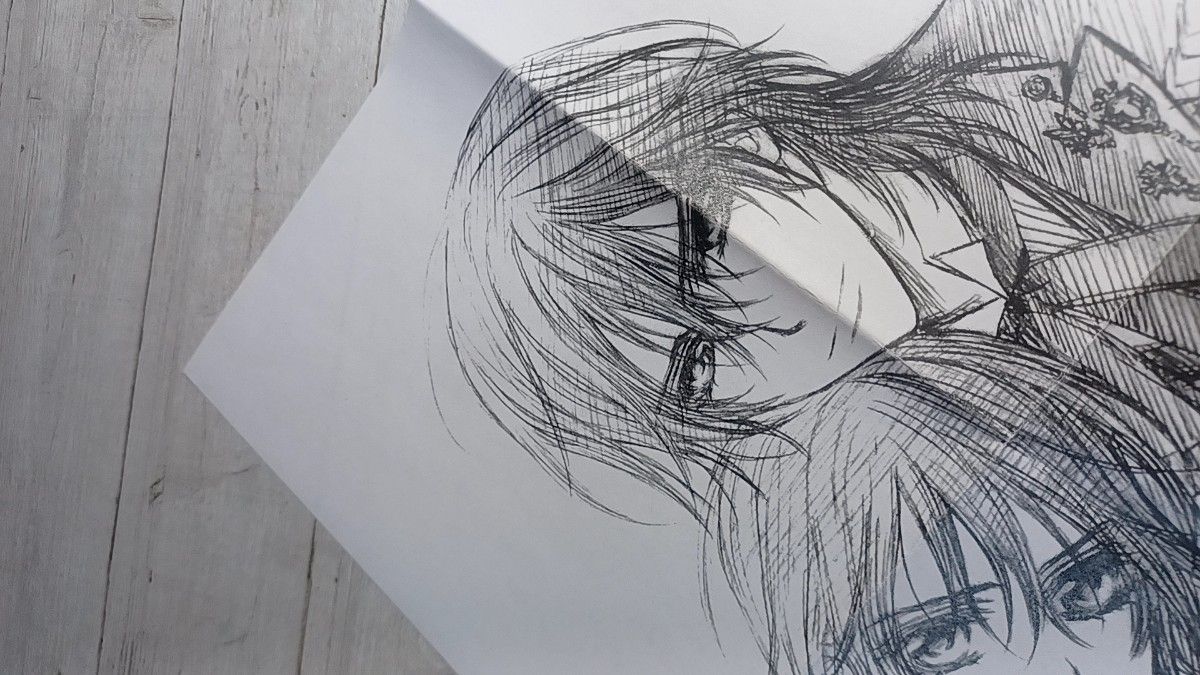 ヴァンパイア騎士 購入特典 四つ折り イラストペーパー 樋野まつり